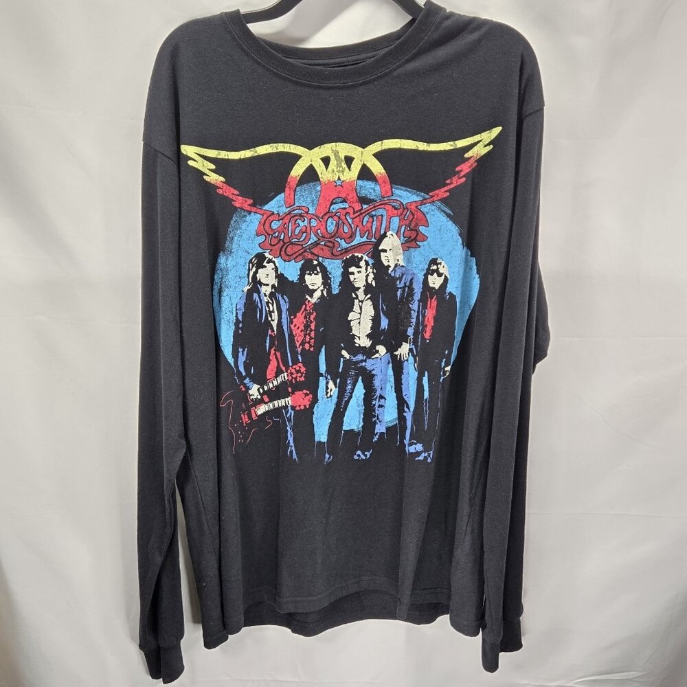 Aerosmith Long Sleeve Rocks Tour T Shirt Size XL Reproduction